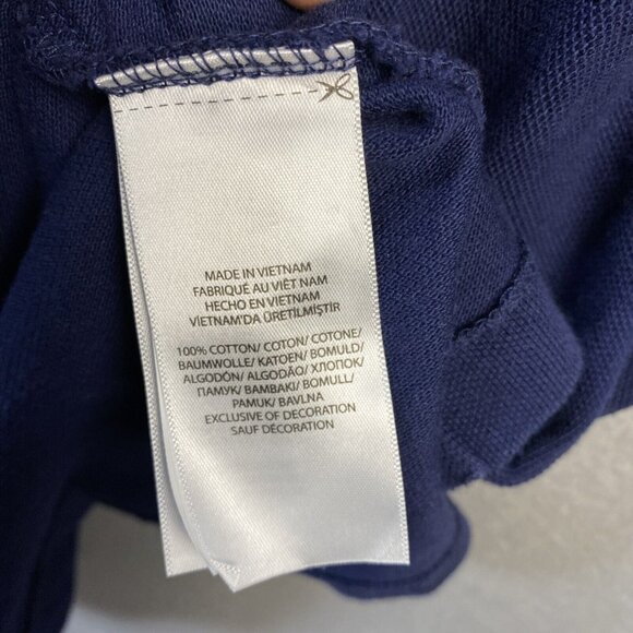 Ralph Lauren Polo Shirt Mens XLT Tall Blue Big White Pony Logo #3 Rugby Classy - Picture 7 of 11
